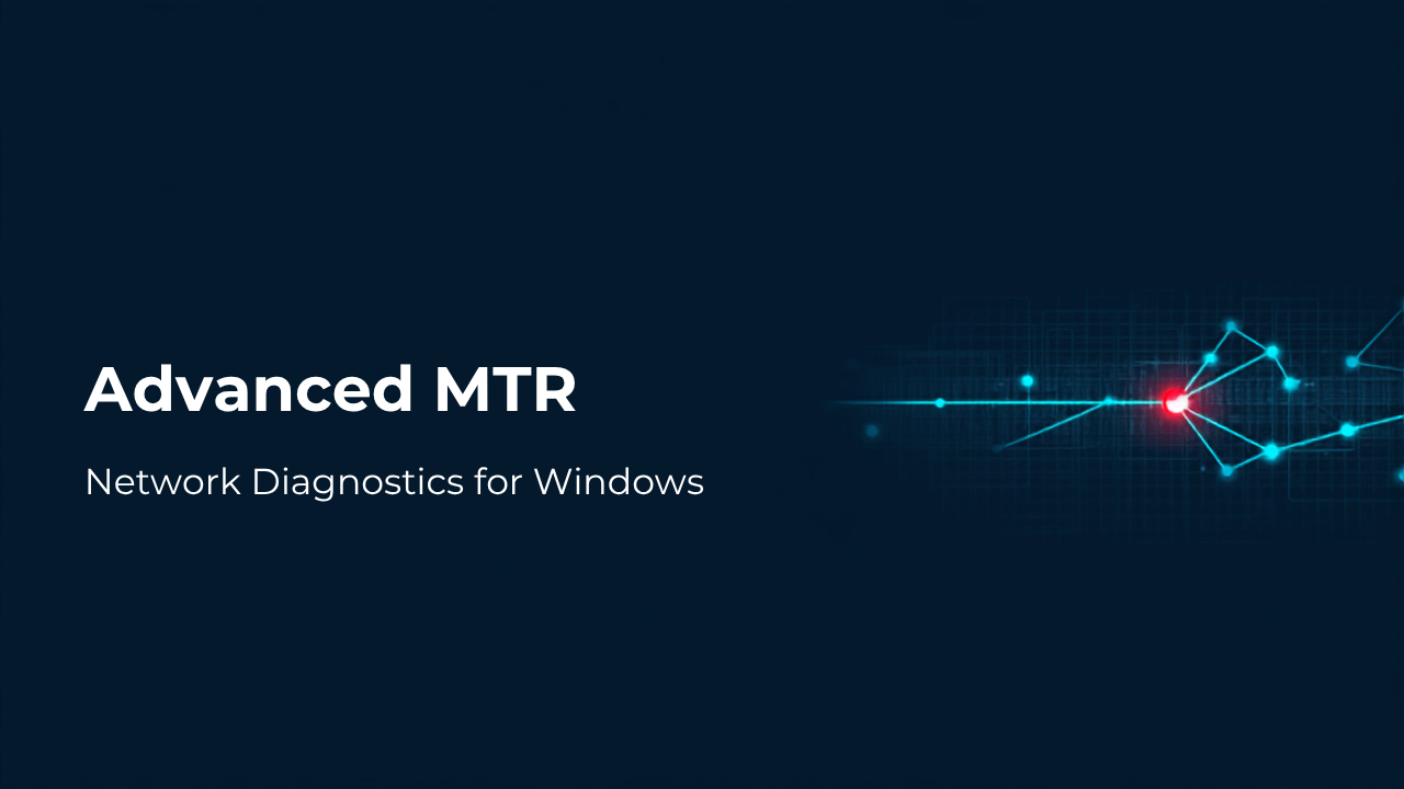 Advanced MTR: live per-hop path diagnostics for Windows