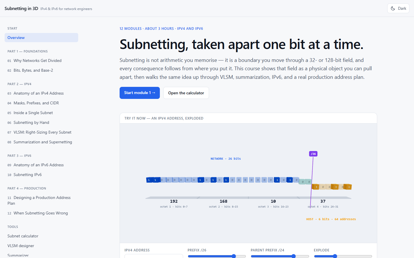 Subnetting in 3D